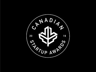 Canadian Startup Awards Badge award badge branding canada logo startup