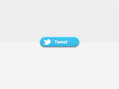 Tweet button light tweet twitter ui