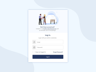 Clean Login Page design