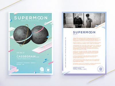 Dribbble Supermoon Flyers