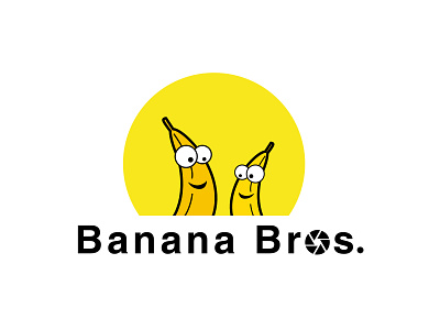 Banana Bros. logo design banana brother films lighting logo movie television