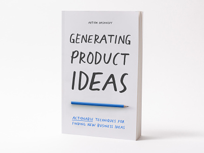 "Generating Product Ideas" Book book book cover business cover ideas