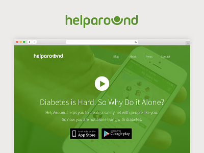 HelpAround (2014) diabetes panic button social good
