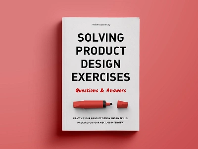 Book "Solving Product Design Exercises" book career interview whiteboard