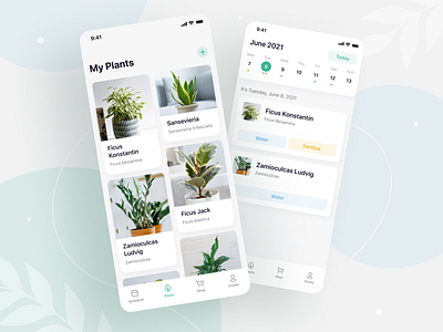 Botanist — plant care app (redesign) app clean ui design green mobile design plant plant care plants app ui uiuxdesign userinterface