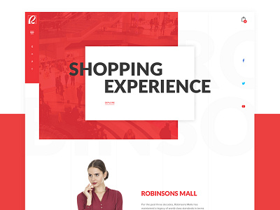 Robinsons Mall Design Concept responsive ui ux web web design website