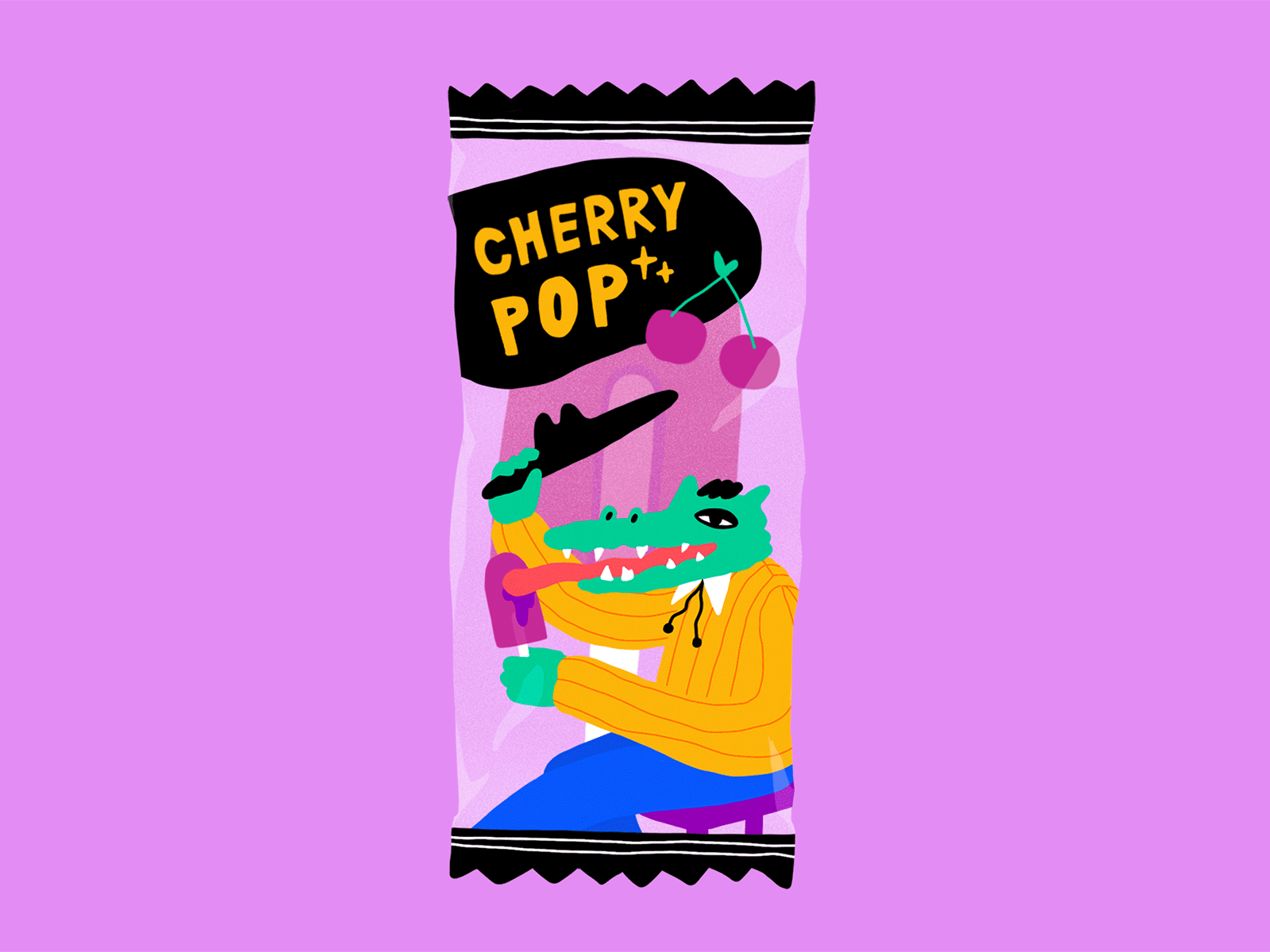 Jungle Pops art direction charater design doodle graphic design icepop illustration package illustration packaging packaging design popsicle