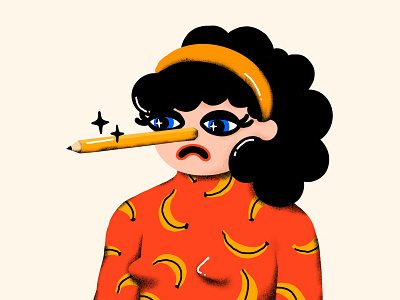 Ms. Procrastination artist character design drawing editorial illustration illustration pinocchio procrastinate