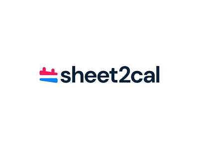 Sheet2Cal Logo calendar logo plug spreadsheet sync