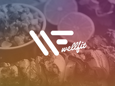 WellFit 2 brand fitness food freelance getbranded getbranded.org health logo mark