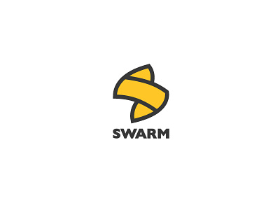 Swarm Logo bee brand buzz getbranded.org hornet logo wasp