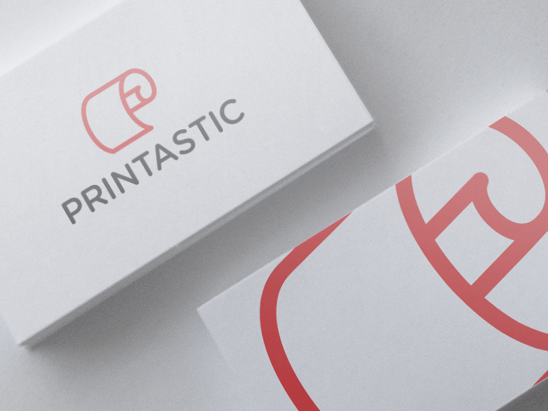 Printastic brand fold getbranded.org logo monogram paper roll