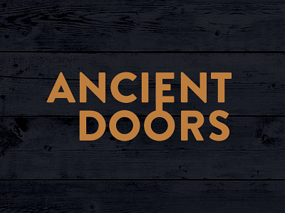 Ancient Doors Type (Key) close doors hidden key lock logo open type unlock wood