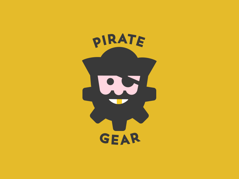 Pirate Gear buccaneer bucks clock eye patch gear machine pirates