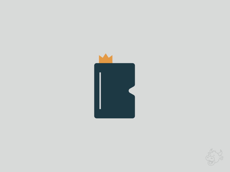 Book King book booking branding crown king logo