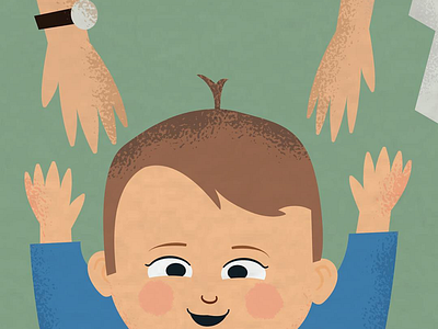 Niece - portrait illustration details baby design family girl illustration illustrator portrait vector