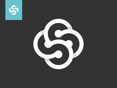 silversite ss logo app design flat ligature logo s silversite ss startup studio