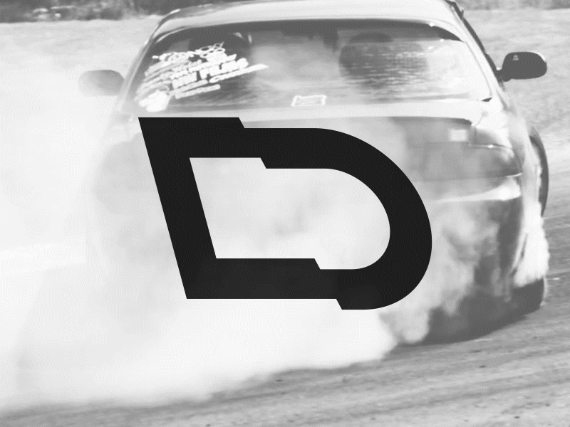 Drift Racing logo alexd car d drift flag logo motion race racer racing speed tournament