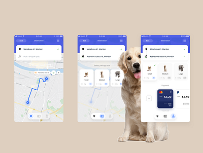 Delivery App address app clean concept delivery design mobile modern ui ux