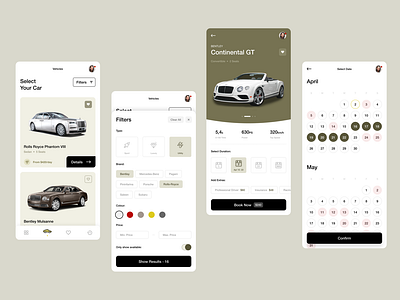 Luxury Vehicle Renting App