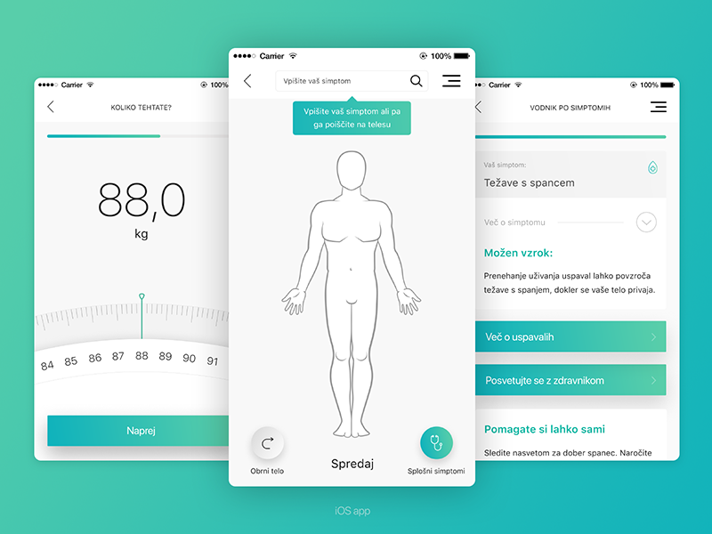 MD Medical Diagnosis App by Rok Premuz on Dribbble