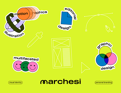 Marchesi — Visual identity branding design graphic graphic design illustration illustrator logo motion graphics wacom intuos