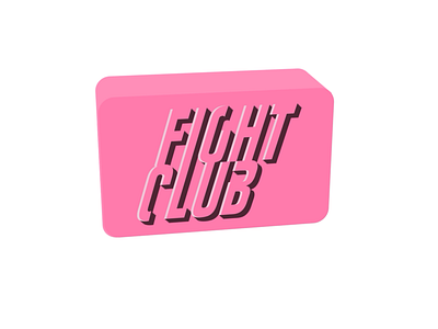 Fight Club club design fight fight club graphic graphic design illustration illustrator logo soap typography