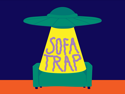 Sofa trap | Short film after effects after effects animation alien animation design graphic graphic design illustration illustrator motion animation motion graphics ovni sofa sofa trap ufo vector wacom intuos