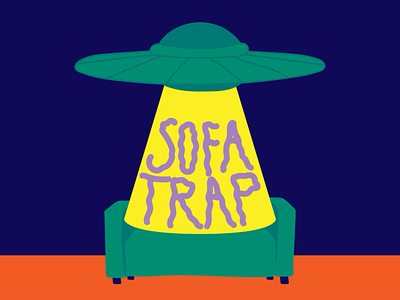 Sofa trap | Short film after effects after effects animation alien animation design graphic graphic design illustration illustrator motion animation motion graphics ovni sofa sofa trap ufo vector wacom intuos