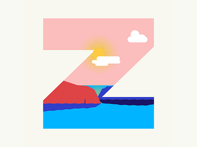 36 days of type | Letter Z 36 days of type 36days adobe 36days z 36daysoftype 36daysoftype06 cliff design graphic graphic design illustration illustrator typography vector wacom intuos zawn