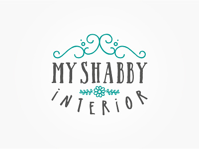 My Shabby Interior - Logo country flover interiordesign logo shabbychic