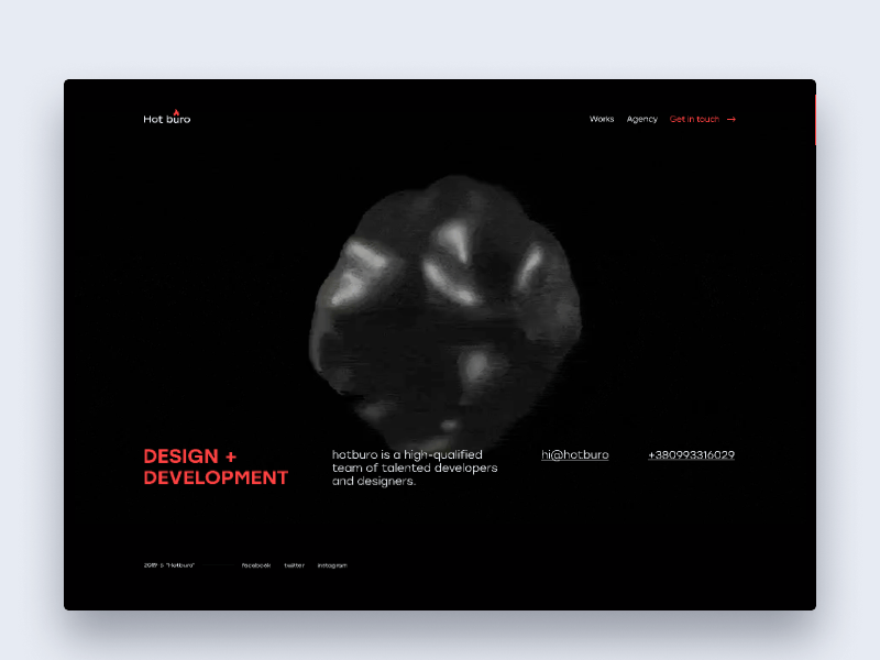 agency website concept