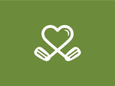 Golfmate dating golf green heart logo love modern unique
