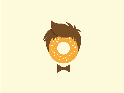 Bagel Boys bagel boy bread donuts logo modern playful shop unique