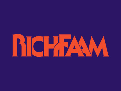 Richfaam apparel font hip hop jeremypettis lettering logo logotype rap type typography