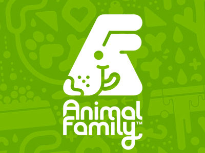 Animal Family animals font glyph icon jeremypettis lettering logo logos logotype pattern type typography