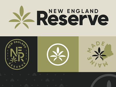 New England Reserve branding branding cannabis cannabis branding cannabis logo cannabis packaging logo medical marijuana