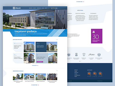 Fidija.me website v0.9 buildings company construction homepage website