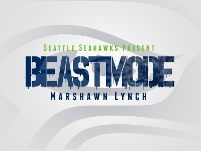 Beastmode - Marshawn Lynch - Seattle Seahawks