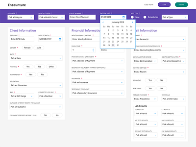 Health Care Form Calendar