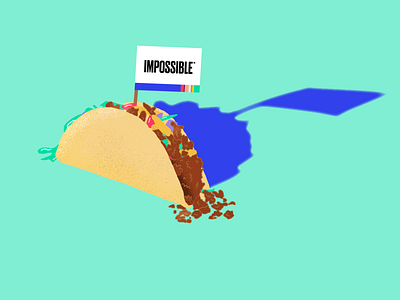 Impossible™ Taco Illustration design illustration vector
