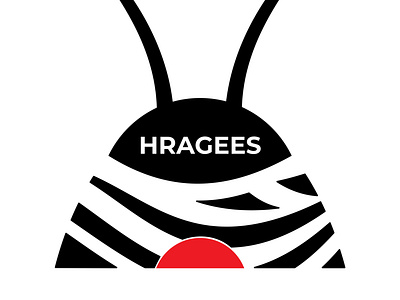 Hragees logo branding flat icon illustration logo vector