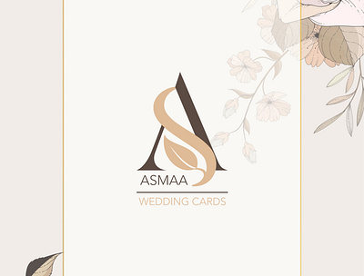 Asmaa design illustration logo typography vector