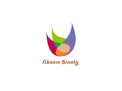 Elhaam Beauty logo design elhaam beauty logo vector