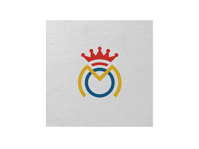 Real M design icon illustration logo vector
