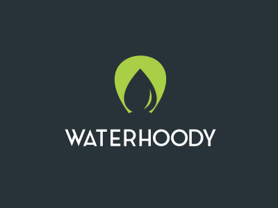 Dribbbled fashion hoody logo modern water
