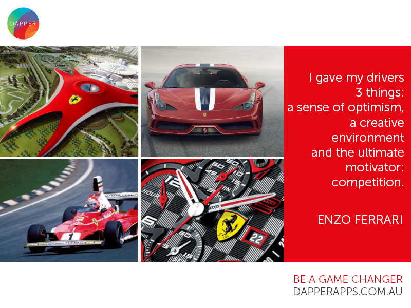 Ferrari Design Inspiration mobile developers mobile app app designers australia app designers app developers australia app developers dapper apps