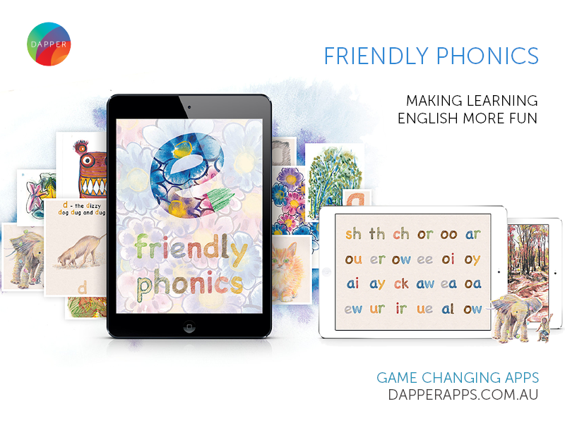 Friendly Phonics App Design and Development game changing apps friendly phonics mobile developers mobile app app designers australia app designers app developers australia app developers dapper apps