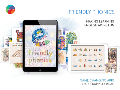 Friendly Phonics App Design and Development app designers app designers australia app developers app developers australia dapper apps friendly phonics game changing apps mobile app mobile developers