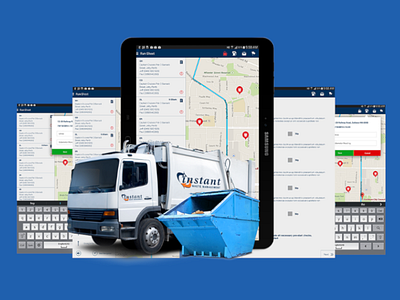 Instant Waste Management App Design and App Development app app companies australia app design app developers australia app development dapper apps mobile ui ux